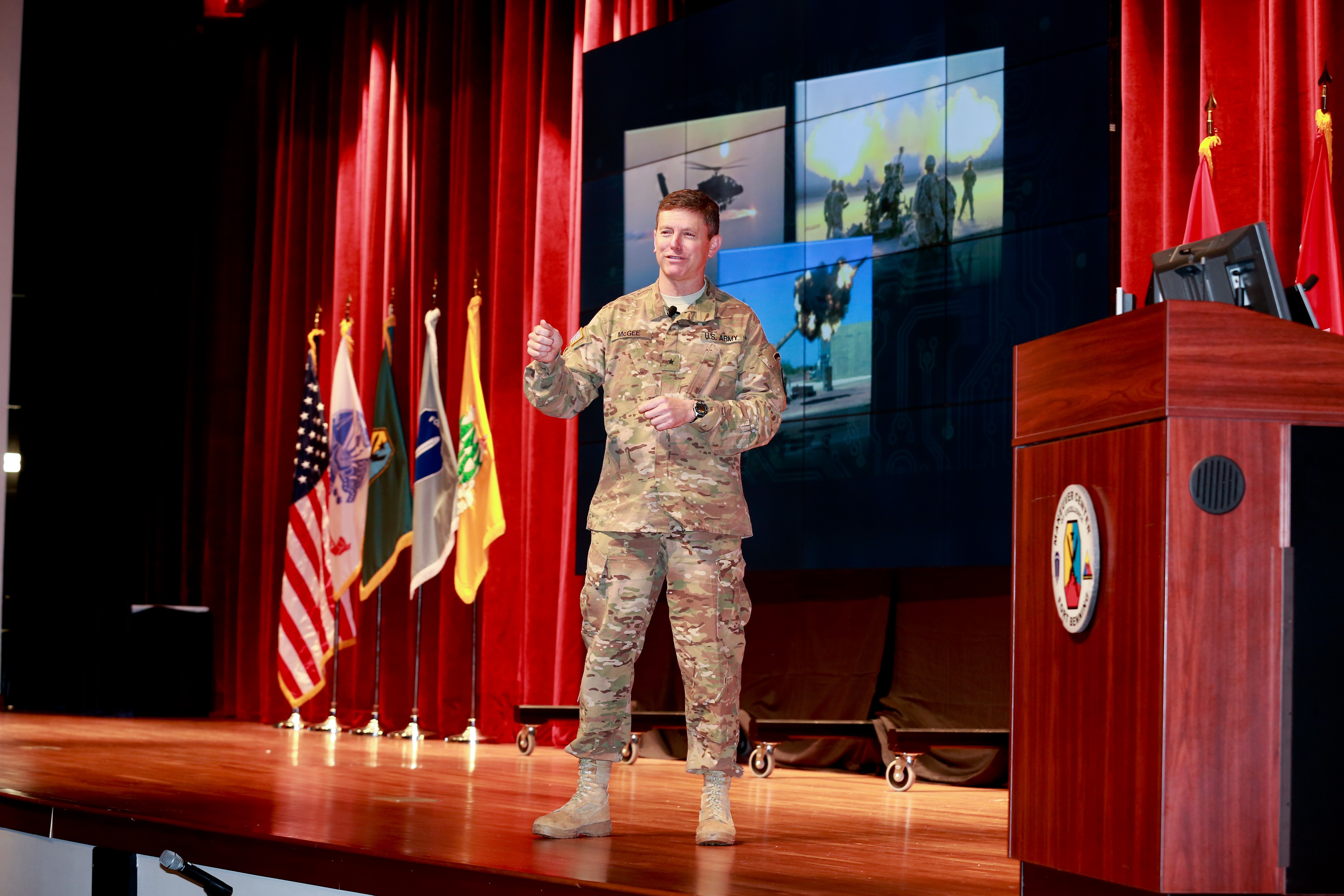 Bg Mcgee Frames Cyberspace As Significant Rapidly Changing Component Of Operations Article