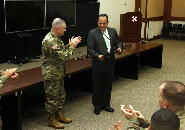 Eighth Army Coin Ceremony