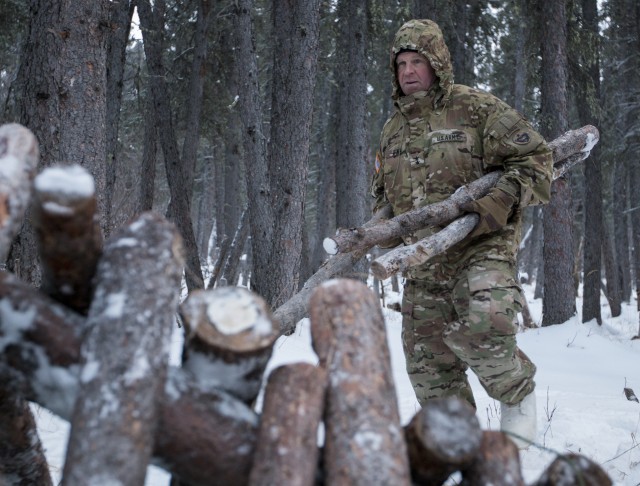 Alaska Army National Guard braves arctic weather for training, dog race