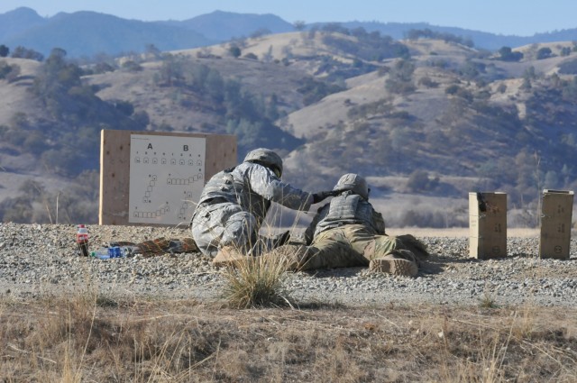 316th ESC fuelers fire crew-served weapons in year-end range training