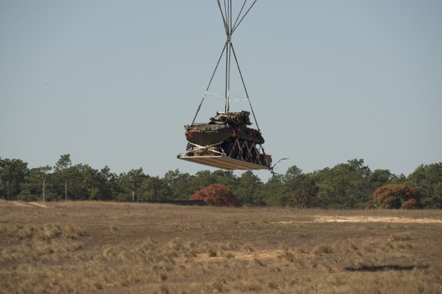 82nd Airborne Division's 3rd Brigade Combat Team airdrop tests Light Armor Vehicle