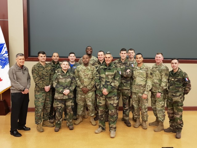 CGSC Hosts French staff college students