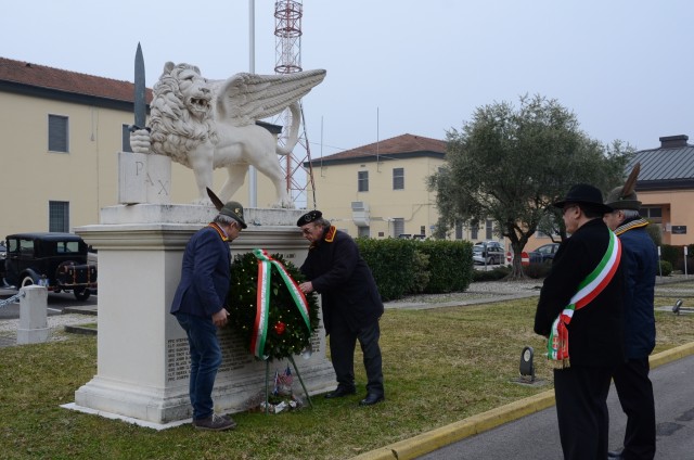 Installation pays tribute to WWI Italian namesake