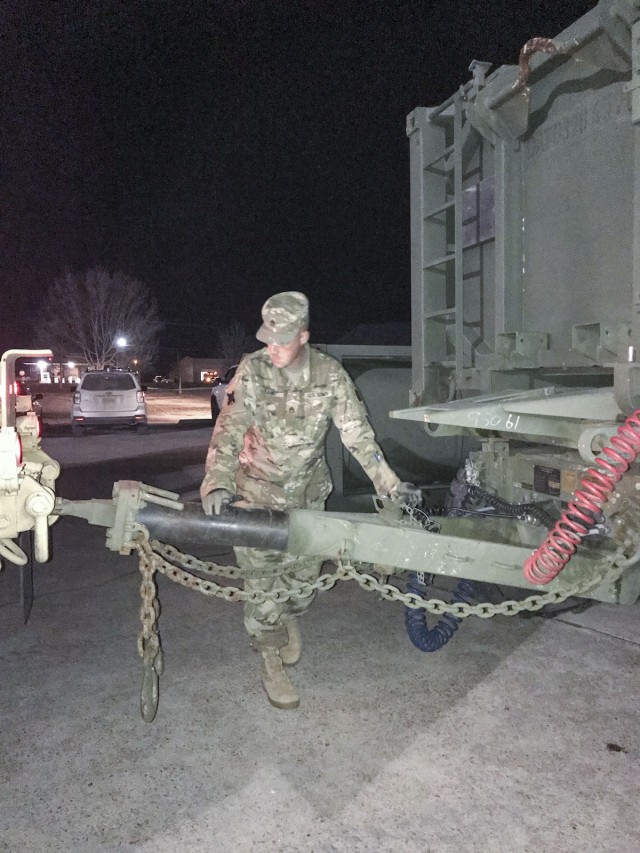 Louisiana National Guard delivers water to senior care center in Tallulah