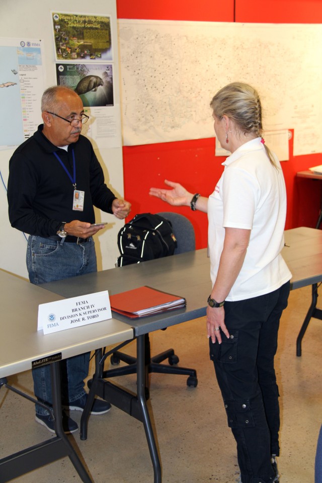 Corps Liaison Supports Ponce, Puerto Rico Region Disaster Response Effort