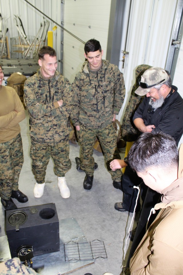 Cold-Weather Operations Course students learn basics of cold-weather equipment at Fort McCoy