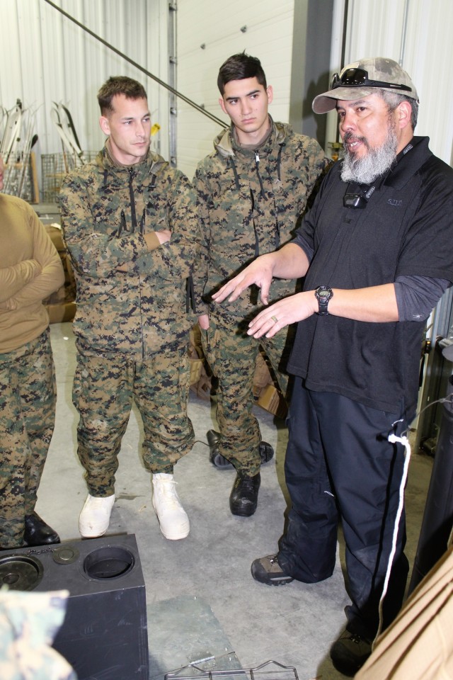 Cold-Weather Operations Course students learn basics of cold-weather equipment at Fort McCoy