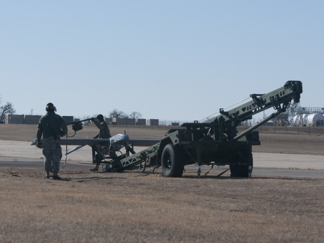 Oklahoma Army National Guard trains on flying the "Shadow"