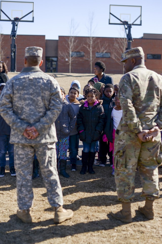 NCNG Aviation Soldiers enhance education at Rogers Lane Elementary School