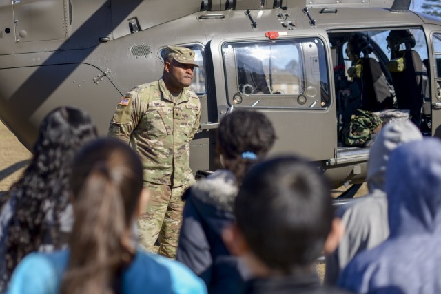 NCNG Aviation Soldiers enhance education at Rogers Lane Elementary School