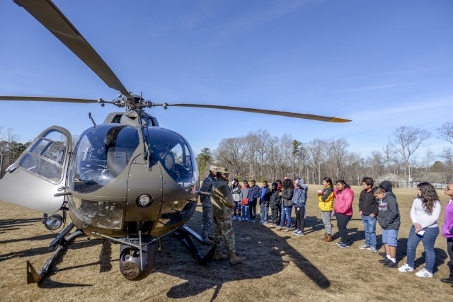 NCNG Aviation Soldiers enhance education at Rogers Lane Elementary School