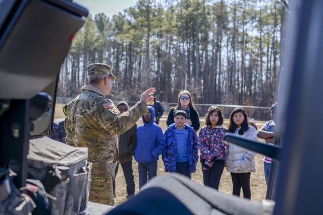 NCNG Aviation Soldiers enhance education at Rogers Lane Elementary School