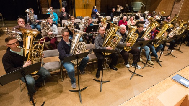 At Tuba-Euphonium Workshop, women outnumbered, not outgunned
