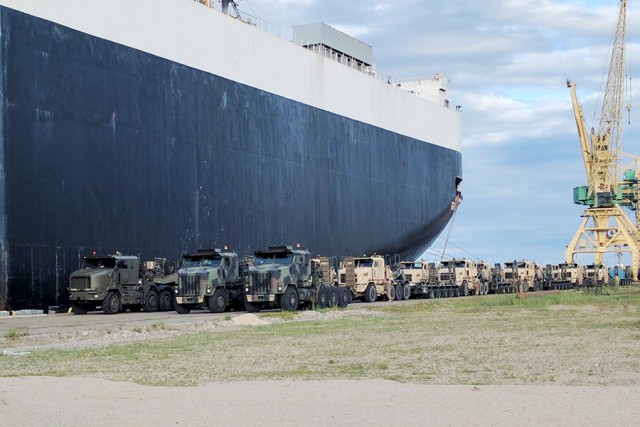 Posturing Sustainment Forces for Rotations in Europe