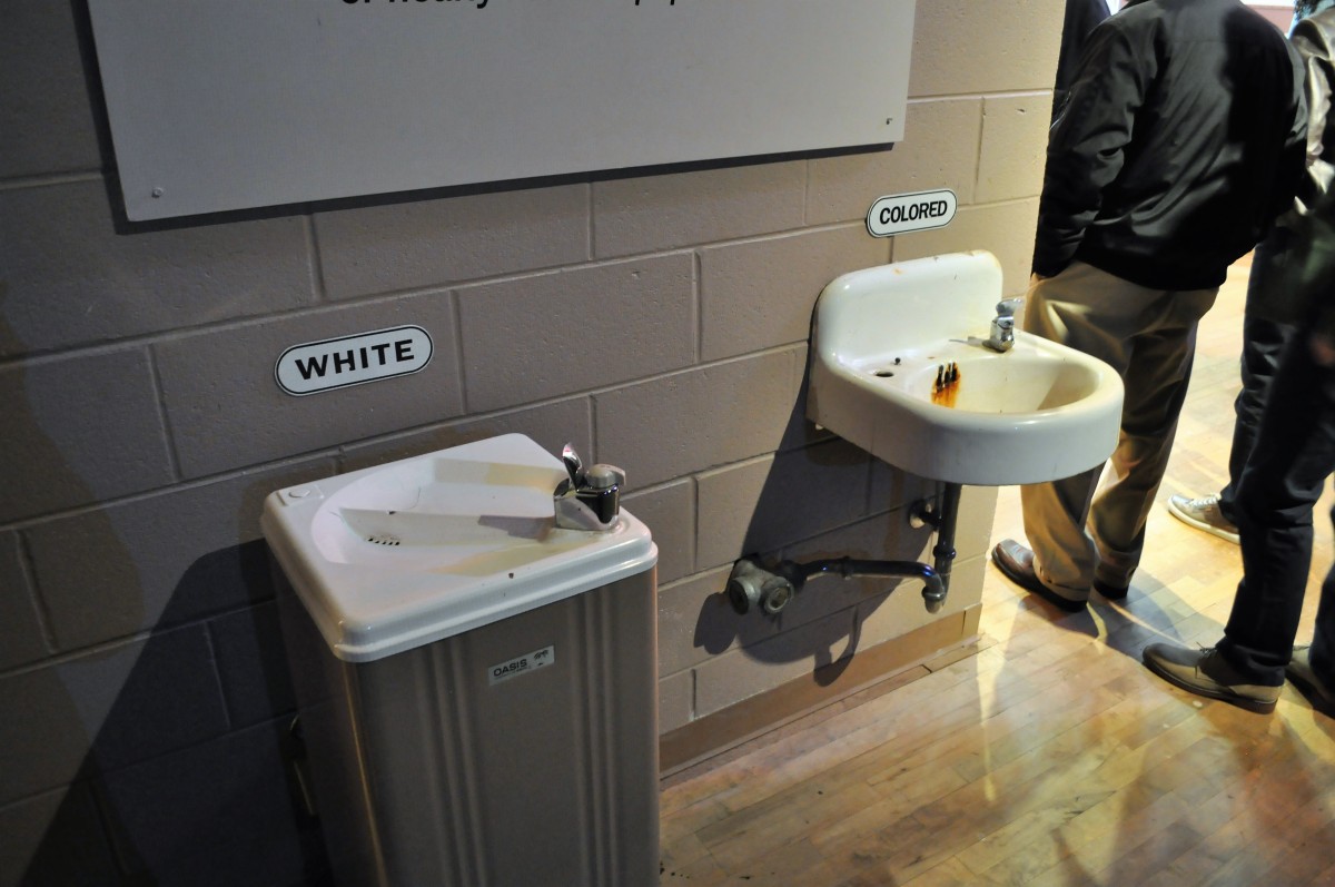 Water fountains symbolize 1960s civil rights movement Article The