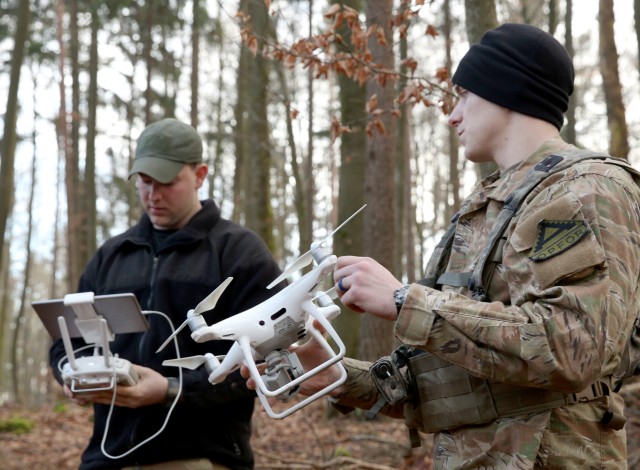 Sky no longer belongs to rotary, fixed wing aircraft in today's Army   