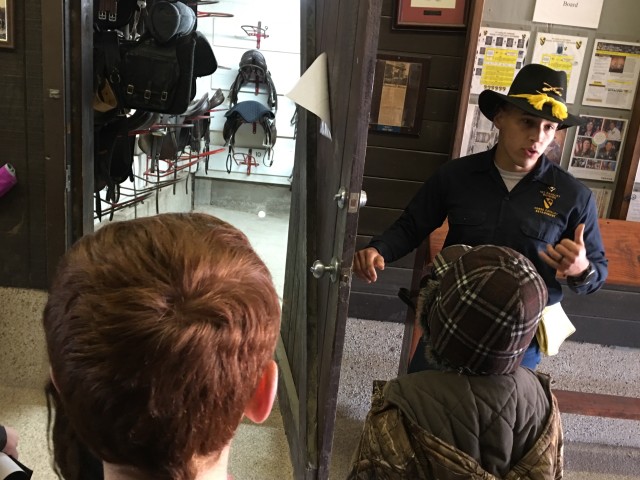 1st Cav, operational testers, host Florence, Texas Elementary School students at Horse Platoon