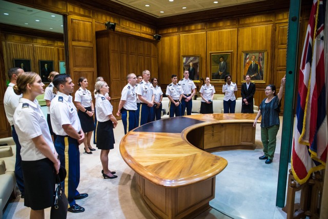 TAMC Army Nurse Corps recognized by State of Hawaii during proclamation signing