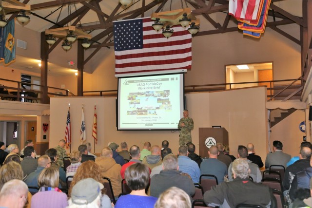Garrison commander highlights installation's way ahead to Fort McCoy workforce during annual briefing