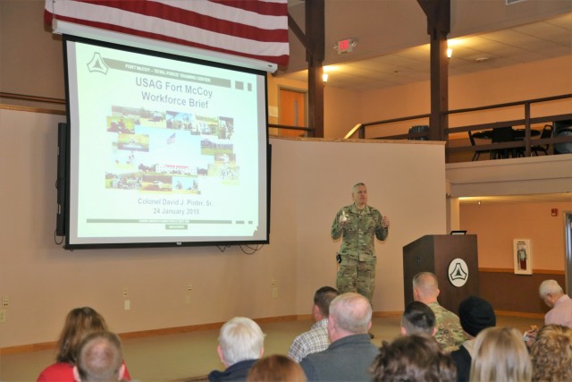 Garrison commander highlights installation's way ahead to Fort McCoy workforce during annual briefing