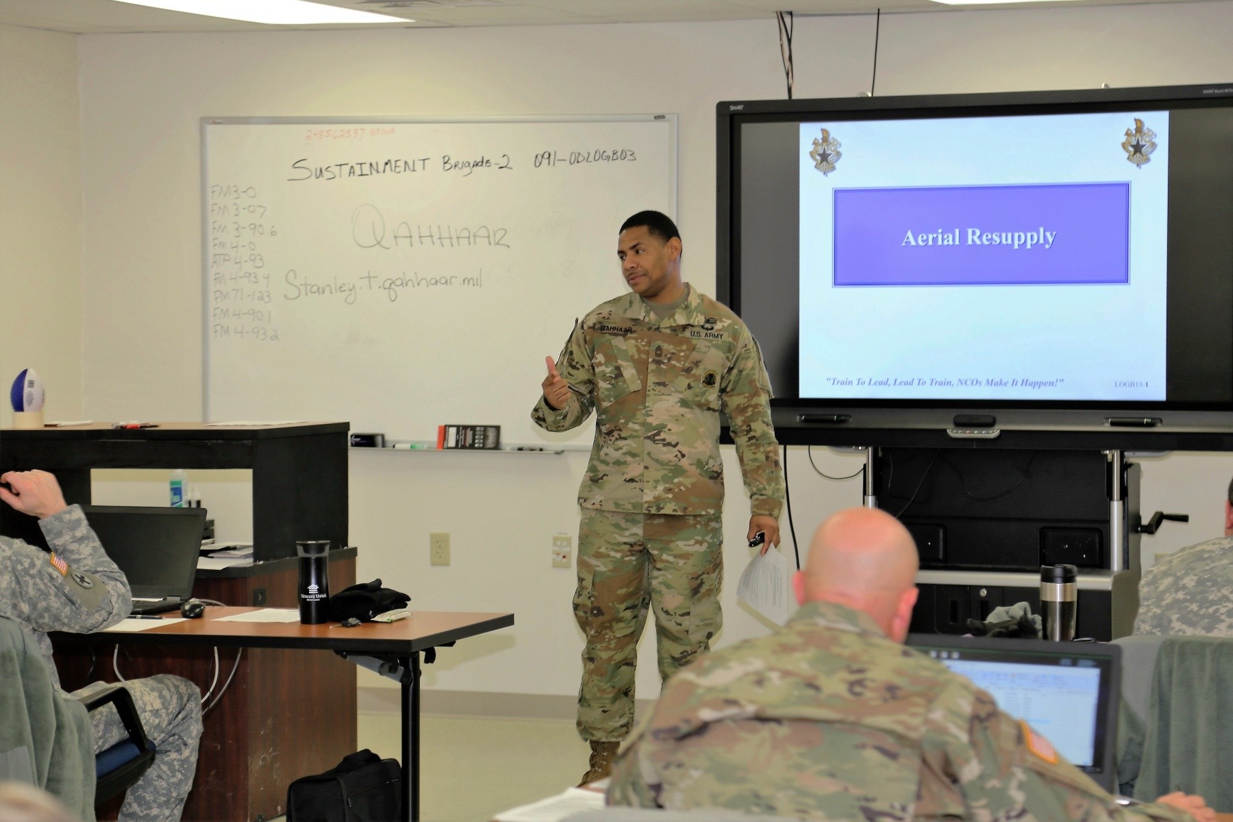 Ammunition supply Soldiers build up skills in Senior Leader Course at ...