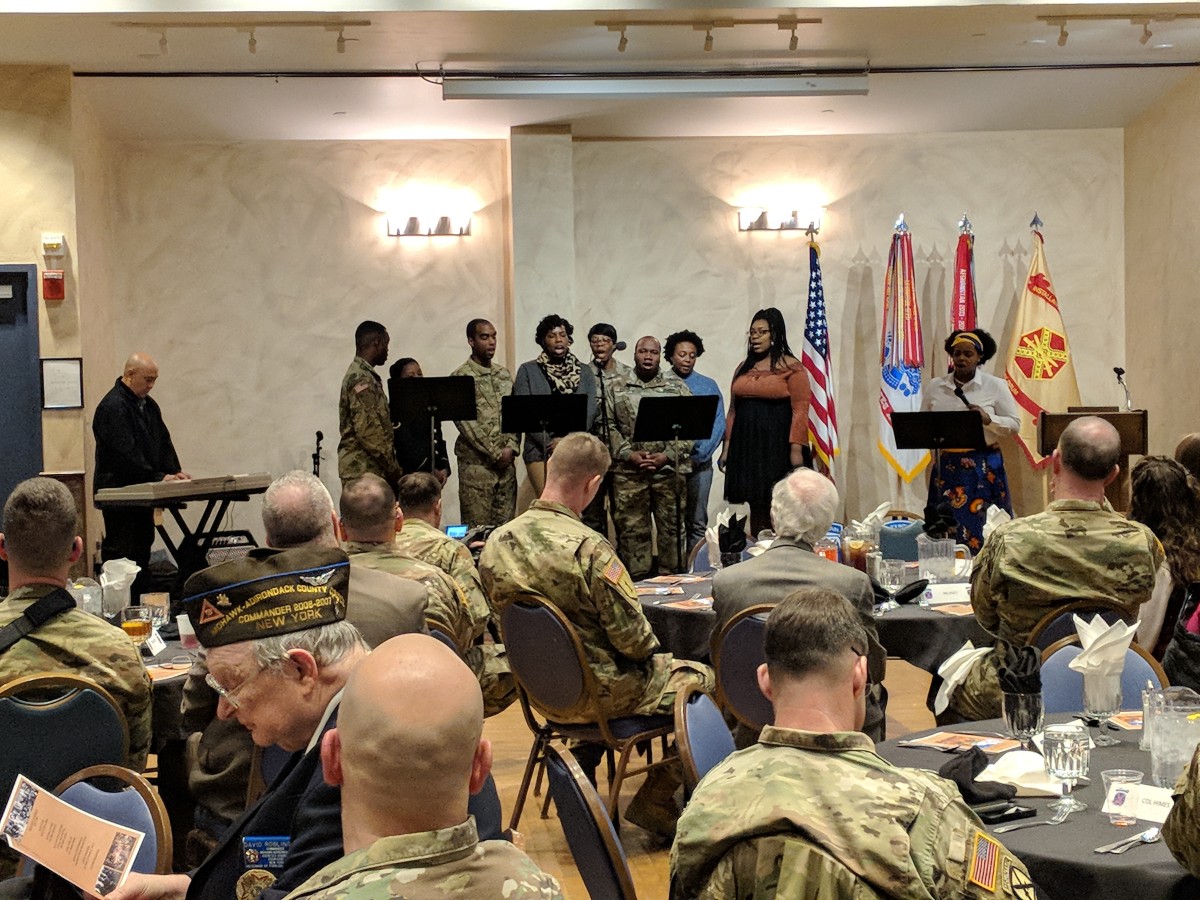 Fort Drum community celebrate African American History Month observance with music, inspiring