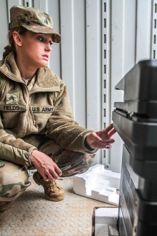 Deploying couple celebrates Valentine's Day together