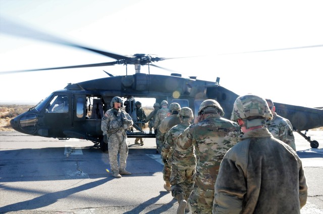 The Cal Guard's 79th IBCT Trains for Kosovo Mission at Camp McGregor, N.M., with Task Force Warhawg