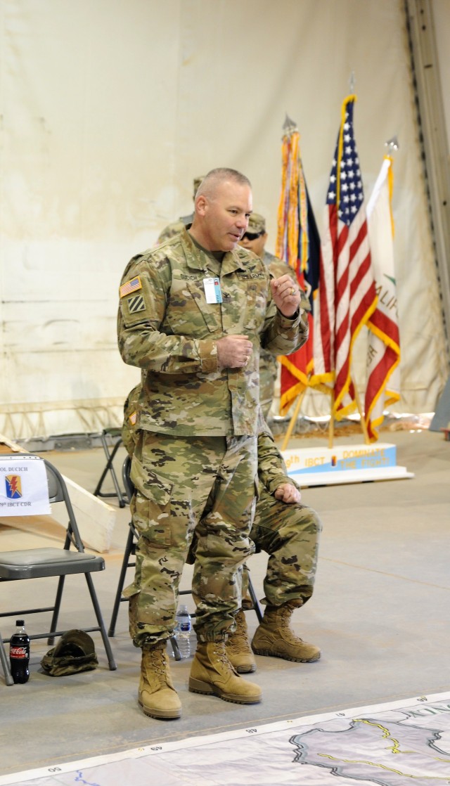 The Cal Guard's 79th IBCT Trains for Kosovo Mission at Camp McGregor, N.M., with Task Force Warhawg