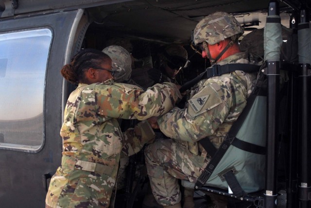 Soldiers receive hands-on training for proper aviation operations
