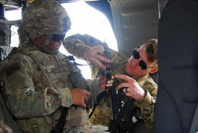 Soldiers receive hands-on training for proper aviation operations