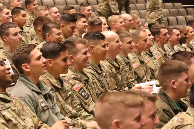 Cadets learn leadership, emotional intelligence from top brass