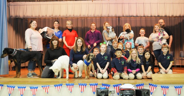Primary school students donate goods to animal shelters
