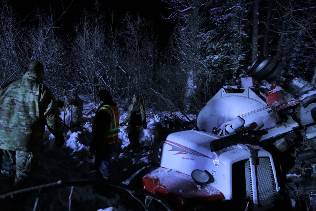 Oil spill in Valdez prompt response during Exercise Arctic Eagle 2018
