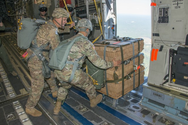 82nd Airborne Division tests new wheeled cargo delivery system to support Global Response Force