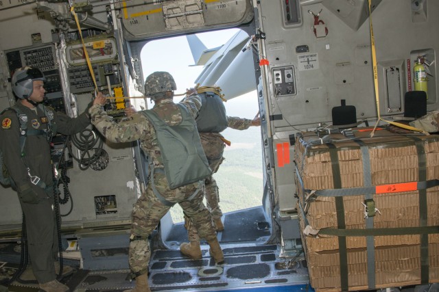 82nd Airborne Division tests new wheeled cargo delivery system to support Global Response Force