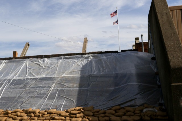 Ohio and West Virginia Guard units work on flood preparations