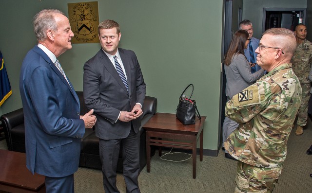 Under Secretary of the Army, Kansas Senator Visit Fort Leavenworth