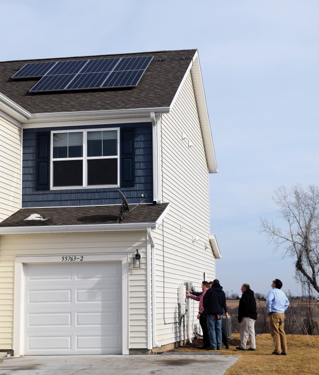 Solar panels are being installeds at Fort Riley; one of the largest of such efforts in Kansas.