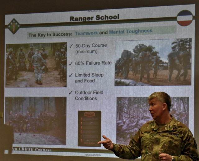Bonner discusses leadership with the Diamond Lions