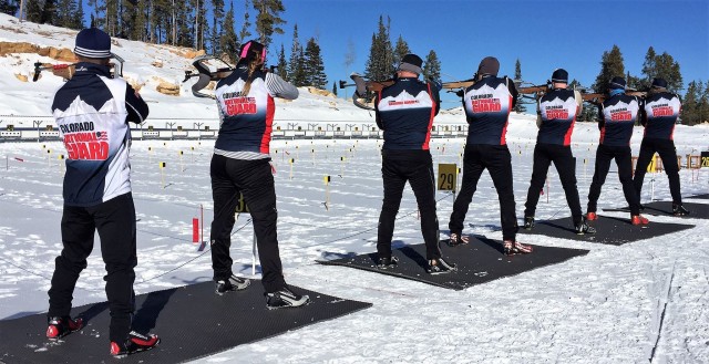 Colorado National Guard troops take biathlon training