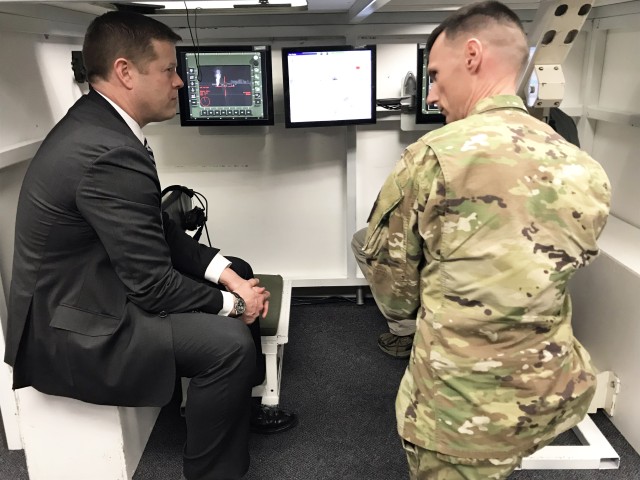 Under Secretary of the Army visits National Simulation Center