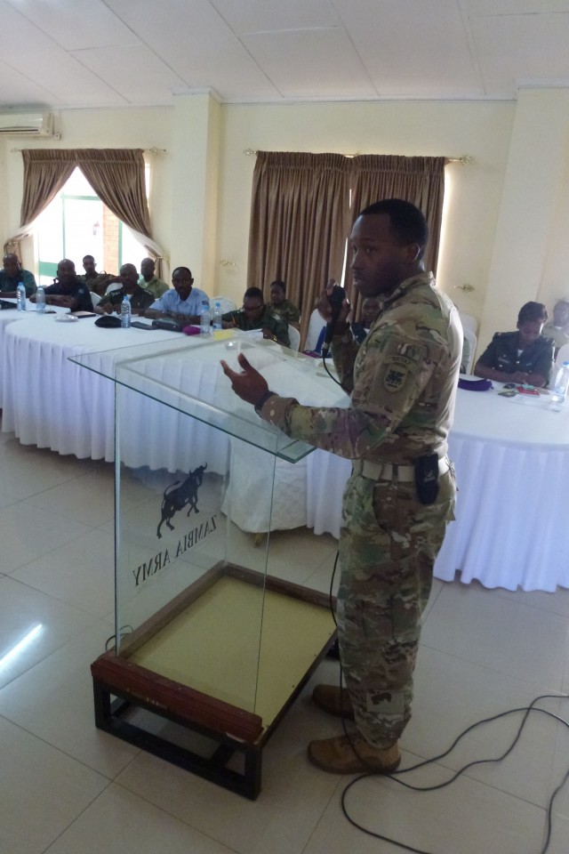 USARAF, Zambian chaplain seminar