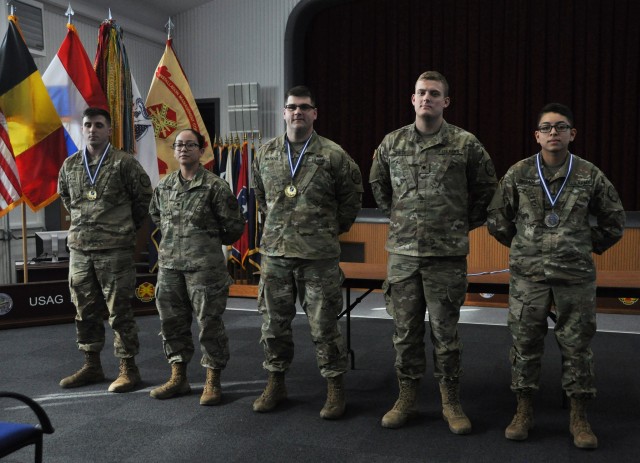 Soldiers in U.S. Army Garrison Benelux's Best Warrior Competition 2018