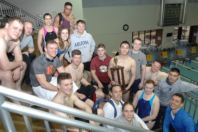84th Chem. Bn. wins swim meet: Trophy determined by 1.3-second margin in final event