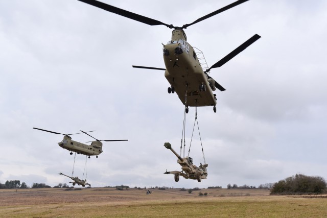 12th CAB Conducts Sling Load Operations