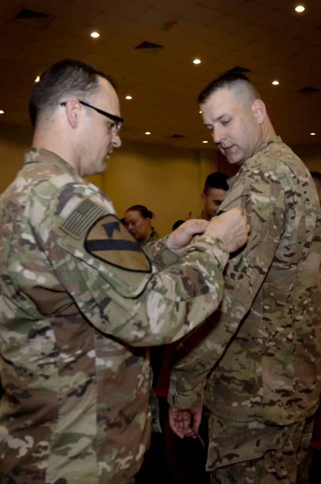 Massachusetts Guard replaces Kansas Guard at U.S. Army Central