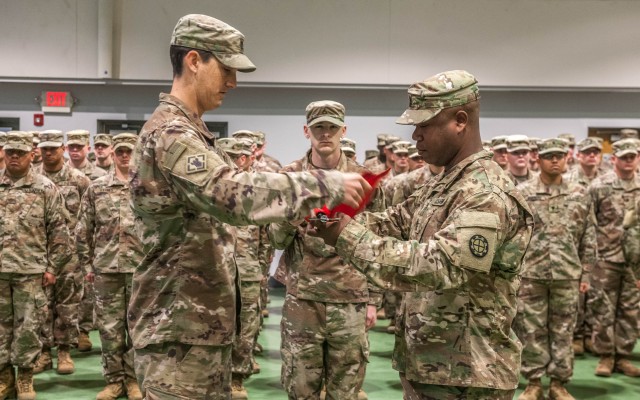 509th Clearance Company holds casing ceremony