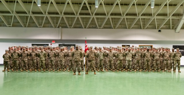 509th Clearance Company holds casing ceremony