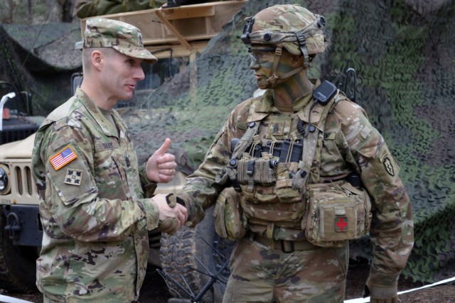 SMA Dailey visits Bronco Brigade at JRTC